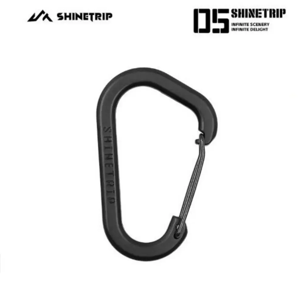 2pcs Stainless Steel Spring Snap Hook Safety Black/Grey Small Tool Storage Metal Quick Release Diving Hook