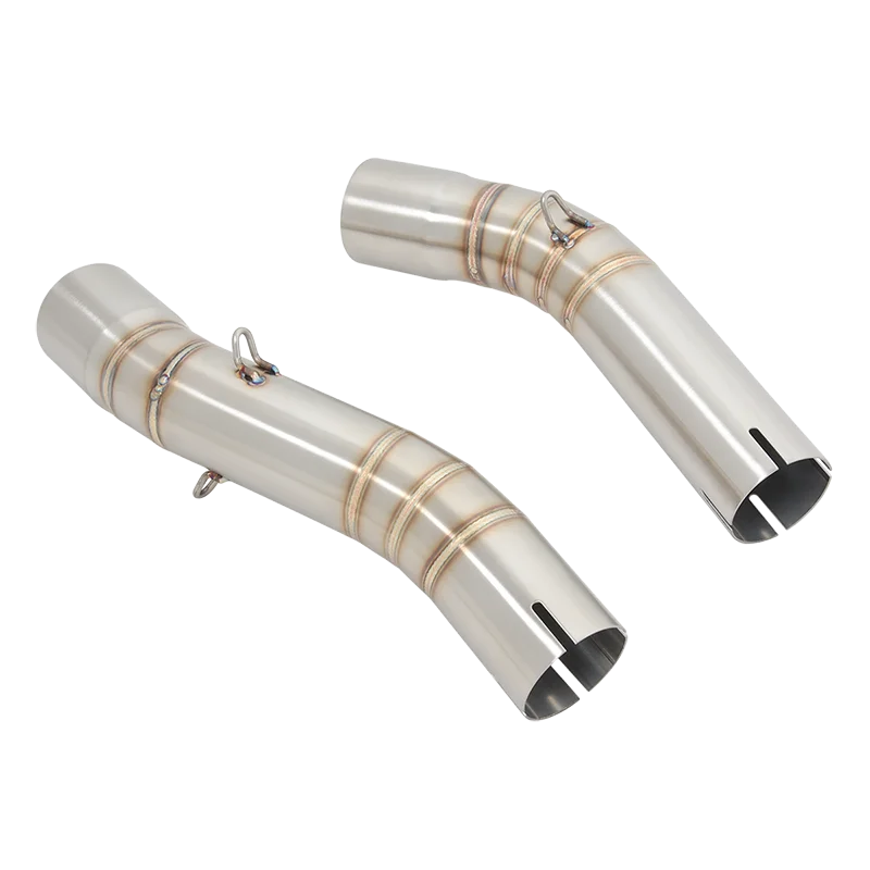 Slip On For Yamaha YZF R1 MT-10 R1M 2007 2008 Motorcycle Stainless Systems Exhaust Escape Muffler 50.8mm Middle Link Pipe
