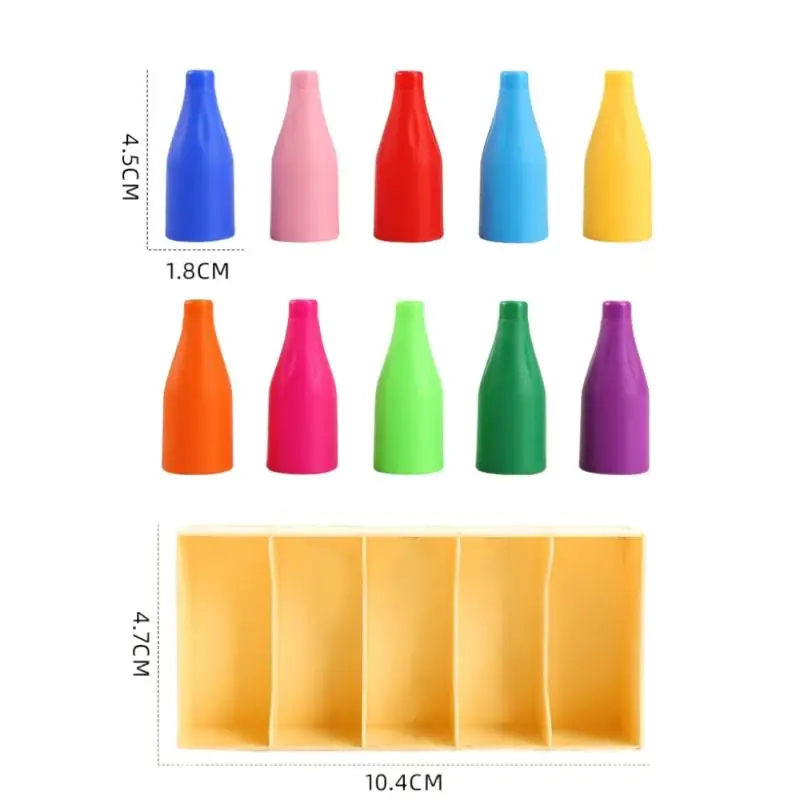 1/2/4 Set Giochi Educativi per lo Sviluppo del Pensiero Logico, Bicchieri per Ordinare i Colori, Gioco di Abbinamento e Classificazione Montessori