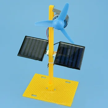어린이용 DIY 과학 실험 모델 키트, 태양광 선풍기 스템, 교육용 빌딩 키트