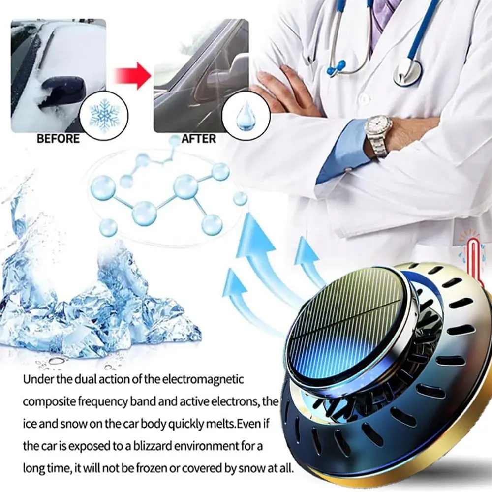 Solar Energy Car Aromatherapy Eliminate Odor Rotating Essential Oils Diffusers Purify Air Ornaments Odor Eliminator