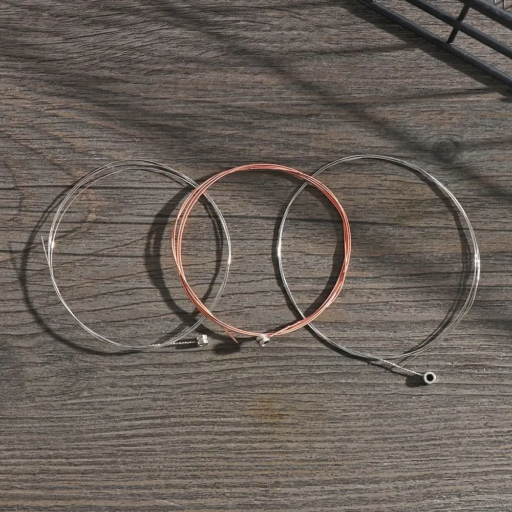 Stainless Steel Copper Classical Acoustic Guitar Strings Bronze Color 3 Styles Folk Guitar Strings Classic Guitar Parts