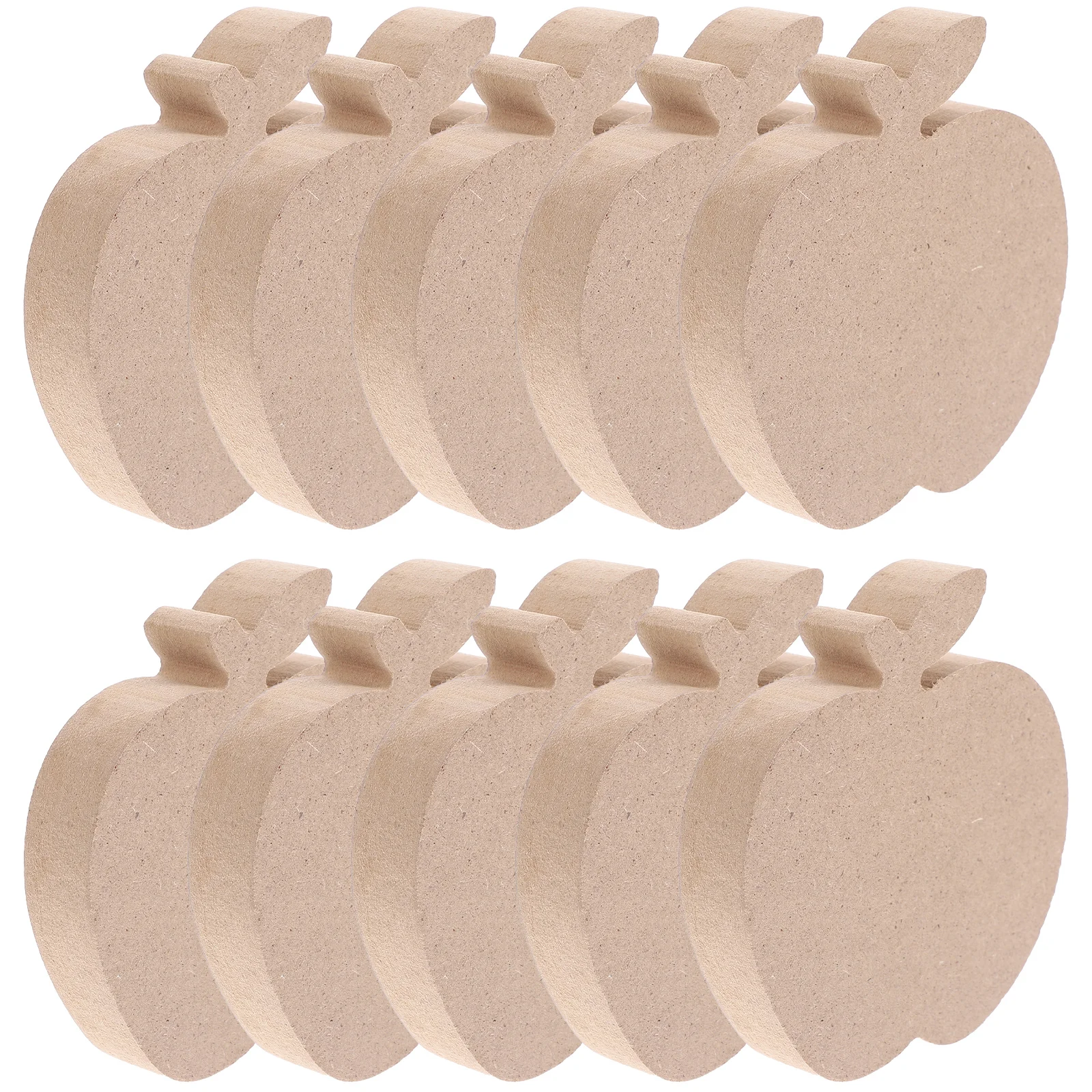 10 pezzi di decorazioni per la tavola di zucca, etichette in legno per mele, per artigianato fai da te, forniture di Halloween, cartelli St, decorazioni per l'home office