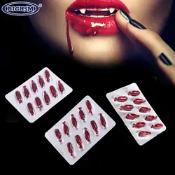 6Pcs/10Pcs Realistic Fake Blood Pills Vampire Capsules Horror Scary Funny Trick Toys Halloween April Fools Day Party Props