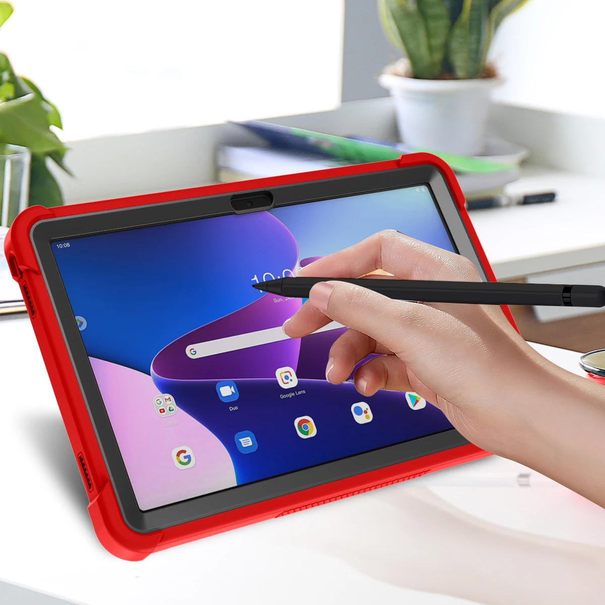 Para Lenovo Tab M10 Plus 3. a generación 2022 10,6 TB-125F 128F 3. a generación TB328FU TB328XU HD X606F X306F armadura a prueba de golpes mesa lcds shell