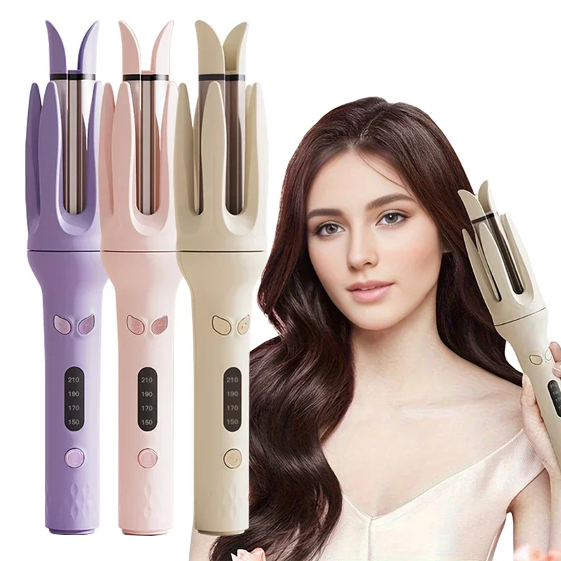 

Negative Ions Automatic Hair Curler 28mm Electric Ceramic Curling Hair Stick Rotating Curl Waves Anti-Tangle Curling Iron Styler