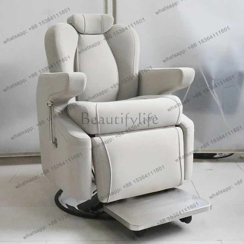 

D25High-end hair salon special hair cutting chair, high-end rotating lifting haircut chair reclining chair