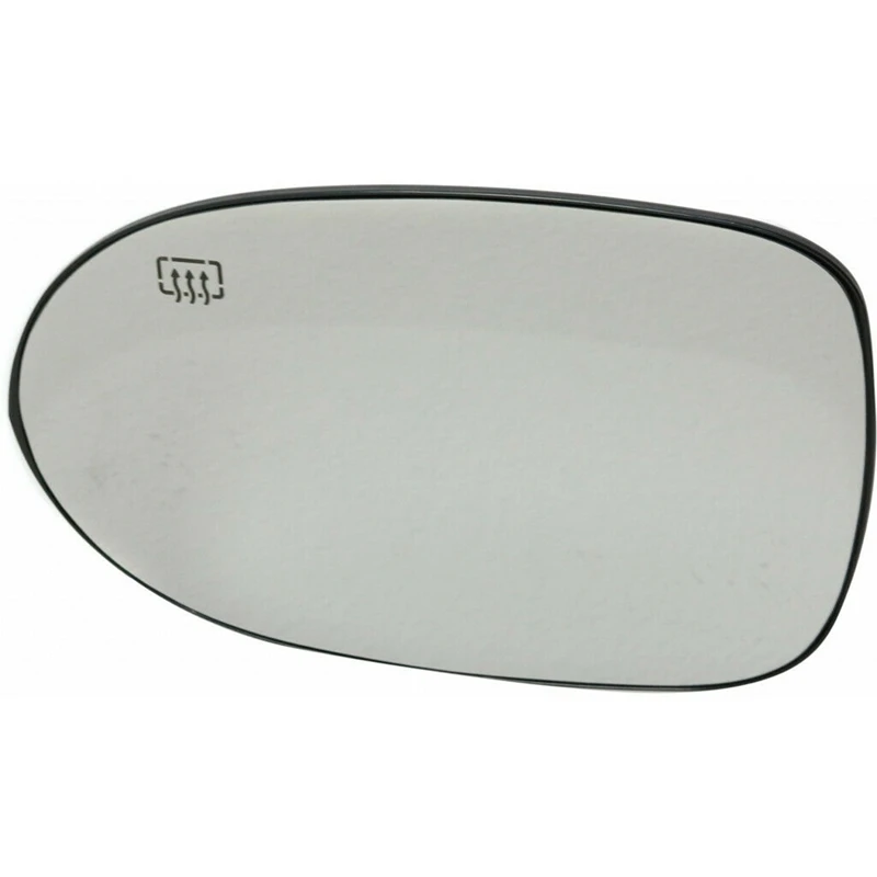 Door Wing Side Mirror Glass Heated With Backing Plate For JEEP Compass 2007 - 2017