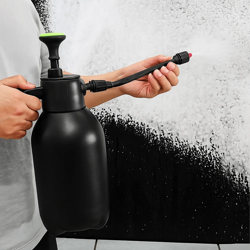 2pcs Fountain Long Foam Nozzle Flexible Windproof Spray Nozzle 20cm Car Wash Nozzle Spray Bottle