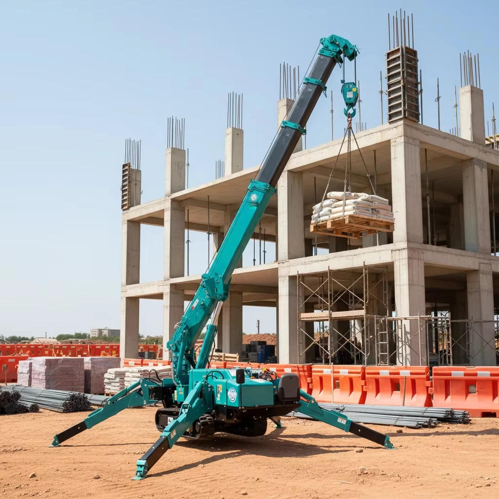 Spider Crane Mini Spider Crane Two Driving Modes (Engine Motor) Remotely Controlled 3-10Ton Lifting Capacity Customized
