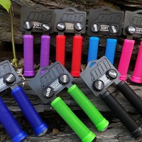 1Pair Silicone Cycling Bicycle Grips Outdoor MTB Mountain Bike Handlebar Grips Cover Anti-slip Strong Support Grips Bike Part