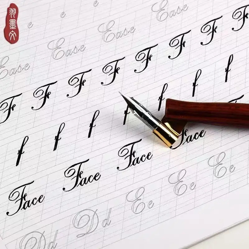 A4 Size English Handwriting Practice Workbook - Educational Toy for Calligraphy and Typography Skills, Practice Book