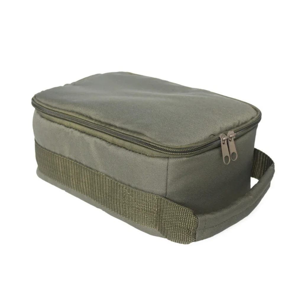 Fishing Reel Carrying Bag with Removable Dividers for and Bait Casting Reels Featuring Waterproof Oxford Cloth Material