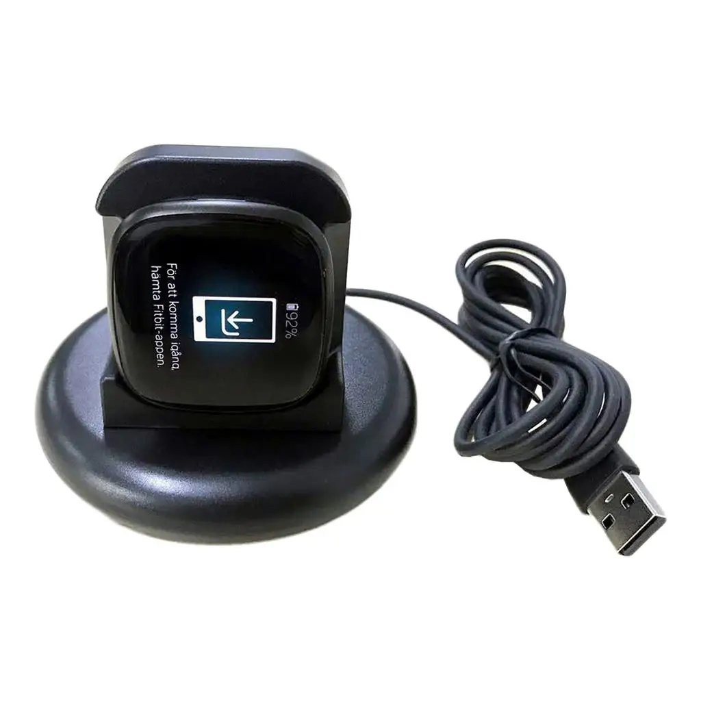USB Charging Cable Dock Cradle for VERSA3/SENSE Smart Watch Charger