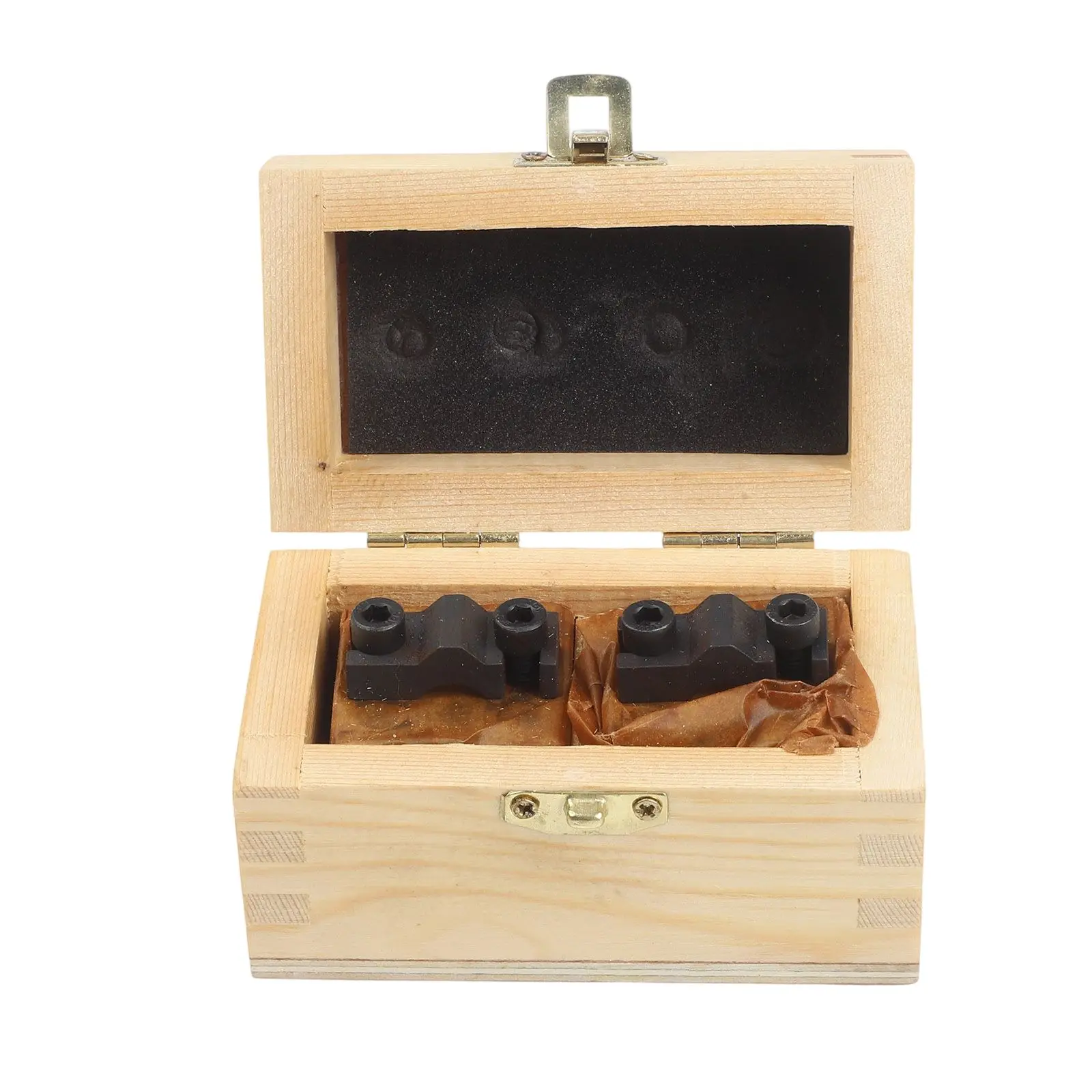 Clamp V-shaped Block Measure Pairs 35x35x30mm Grounding Hardened Steel Matching Milling Machine Set With Clamp