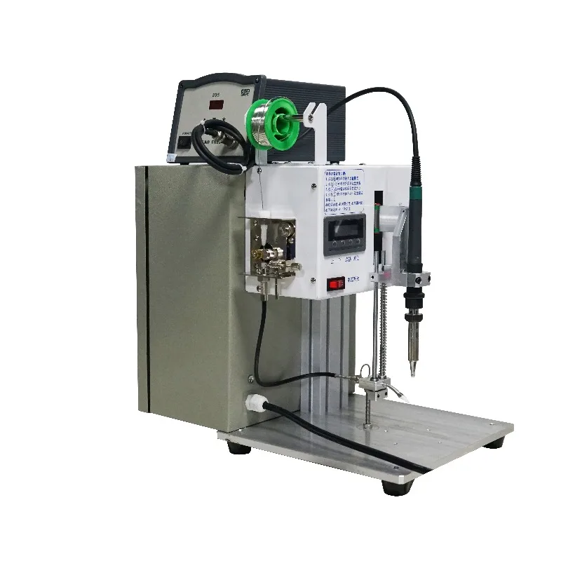 

PCB Lamp Board Lamp Strip Desktop Cable Wire Soldering Machine Semi Automatic Usb Cable Soldering Machine BZD01