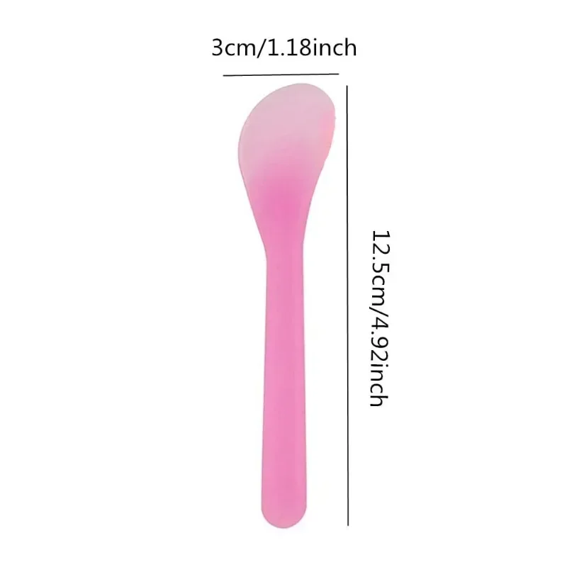 Espátula cosmética desechable, herramientas de maquillaje de plástico, cuchara, máscara, crema Facial, cuchara para bricolaje y muestreo (Color aleatorio), 10 Uds.