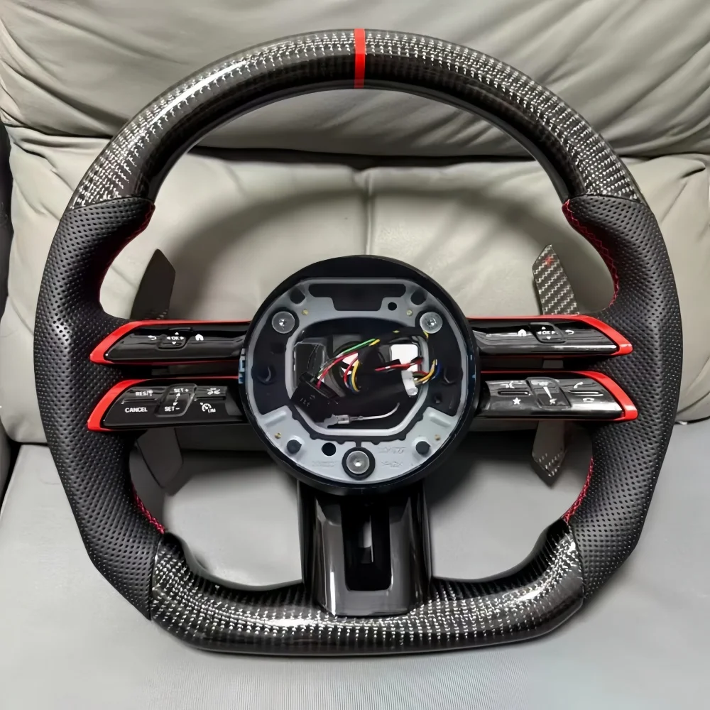 Carbon Fiber Car Steering Wheel for Mercedes Benz C63 S63 G63 E63 C63 GLC GLE GLS W176 W205 W212 W422 W463 W464 Customizable