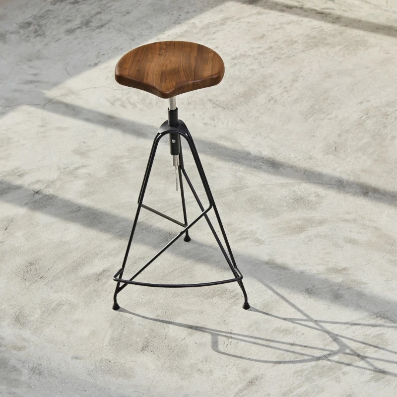 Lifting single chair, bedroom living room floor high chair, bracket chair