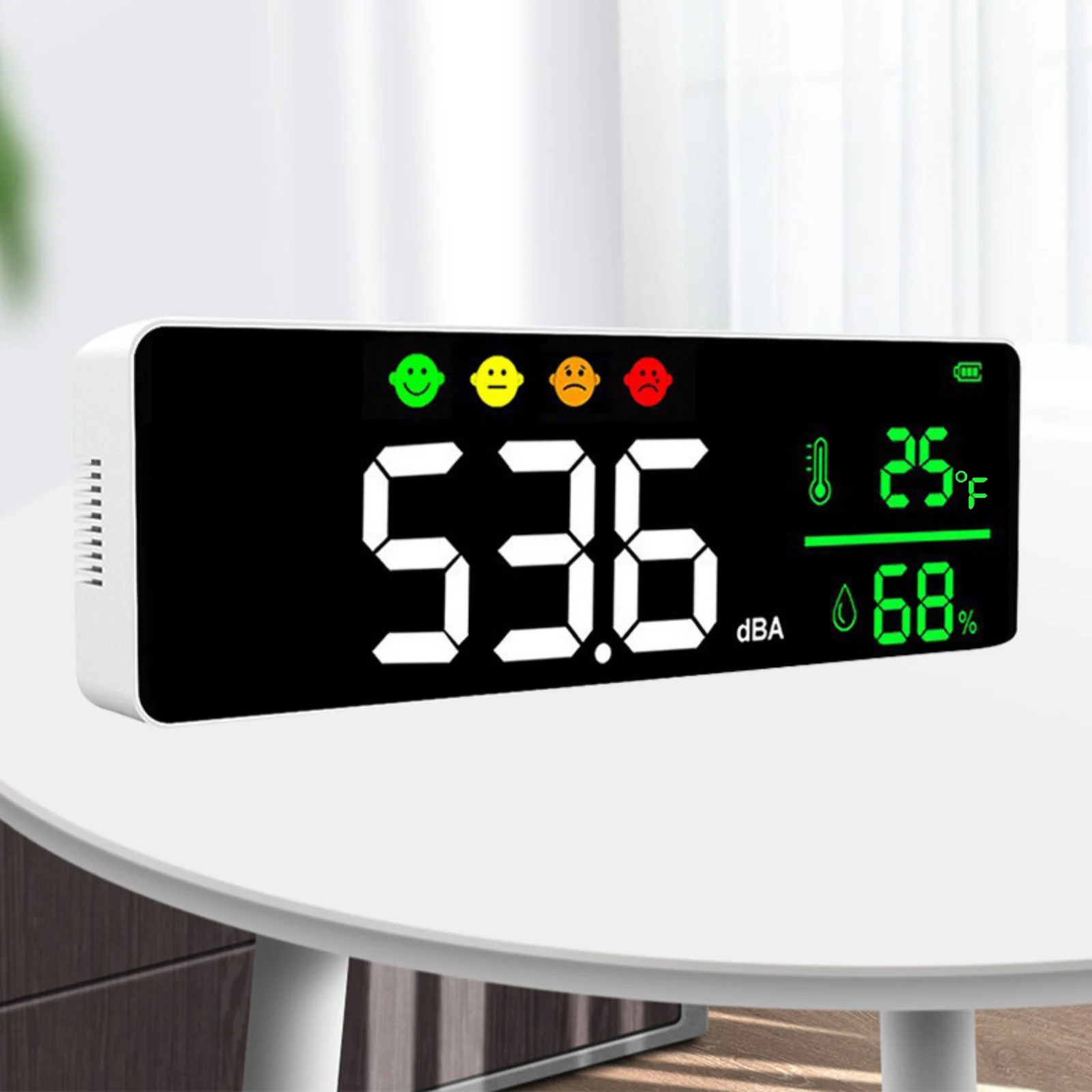 Wall Mounted Noise Detector Digital Decibel Meter 30‑130dB Sound Level Meter 11