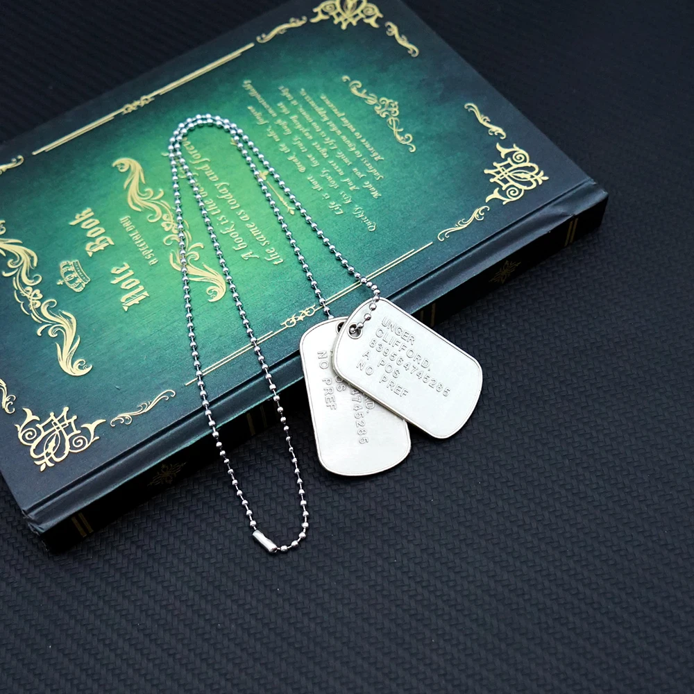 Death Stranding Necklace for Women Men Dog Tag Metal Necklaces Game Jewelry Pendant Chains Choker Collares Charm