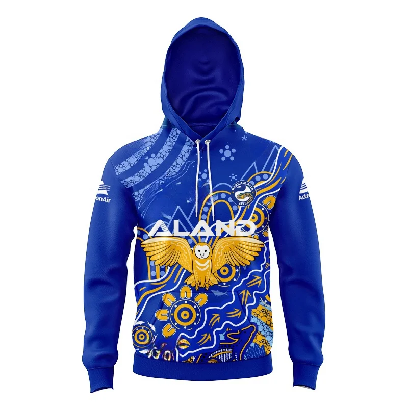 KIDS HOODIE Parramatta Eels 2024 Camisa Indígena Masculina