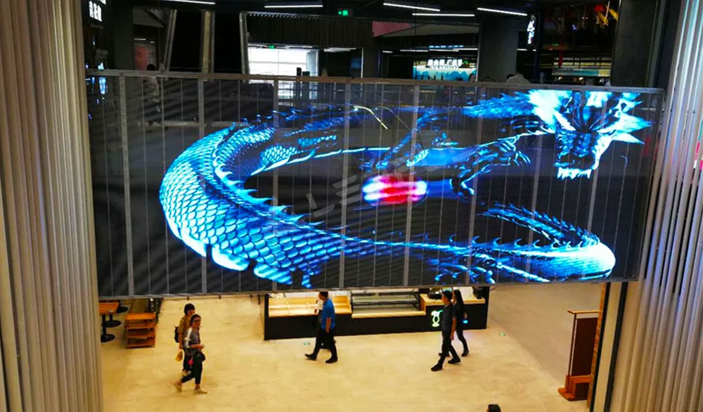 Good Selling Transparent P3.91 Indoor 360 Curved Led Screen Film Display Screen