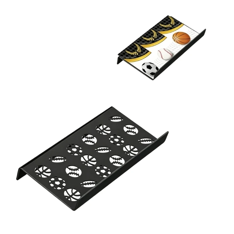 Acrylic Trading Card Sorting Tray 2 Piece Display Stand for Desk Display, Shelf Viewing and Card Collection Use
