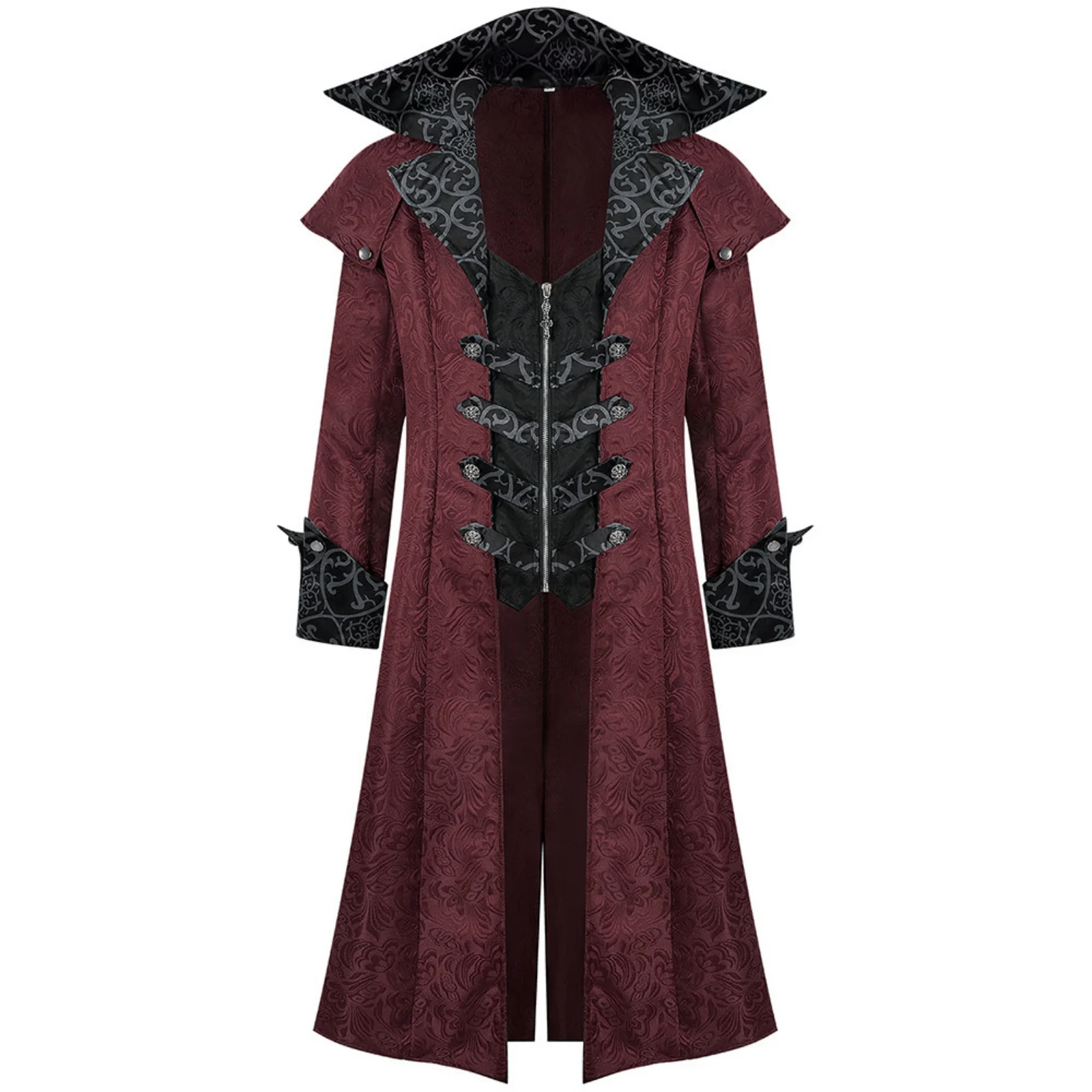 Medieval Halloween Coat Jacket Retro Jacket Male Gothic Dark Costume Tuxedo Palace Style   cosplay costume