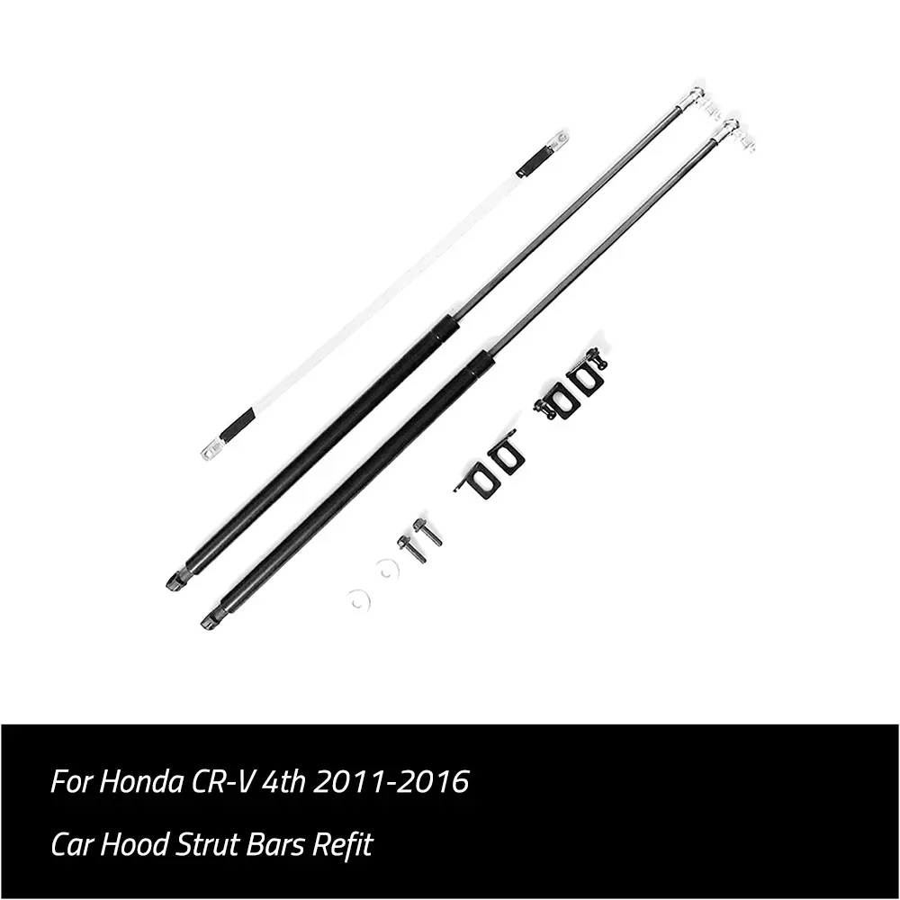 For Honda CR-V CRV 2011-2016 4TH IV Car Refit Bonnet Hood Gas Shock Lift Strut Bars Support Rod Car-styling