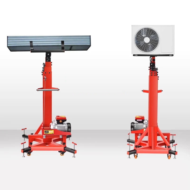 New 950W Mini Size Electric C Type Platform Cargo Lifts Elevator Air Conditioner Portable Lifter Electric lift 220V 50Hz