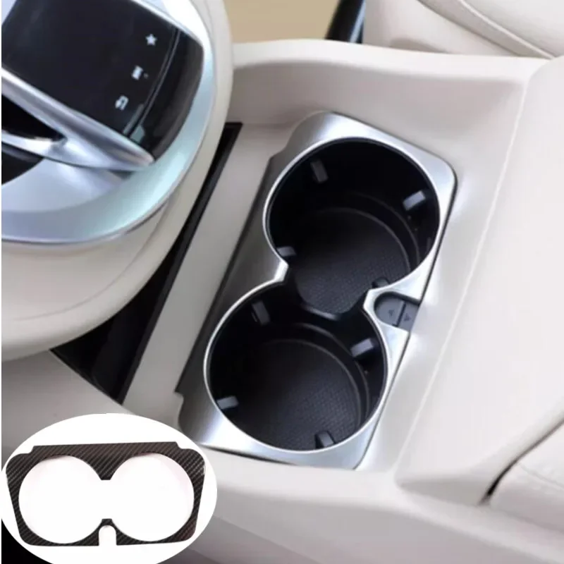 For Mercedes Benz V Class W447 V260 250 2015-2020 Car Centre Water Cup Holder Frame Cover Trim Sticker Auto Interior Accessories