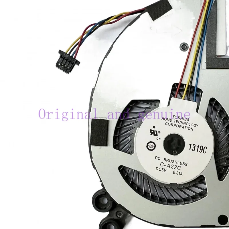 Laptop CPU cooling fan C-A22C dc5v 0.31A 4-pin for LG gram 13z980 14z980 14z990 15z980 15z99 0 17z990-v eal66100801