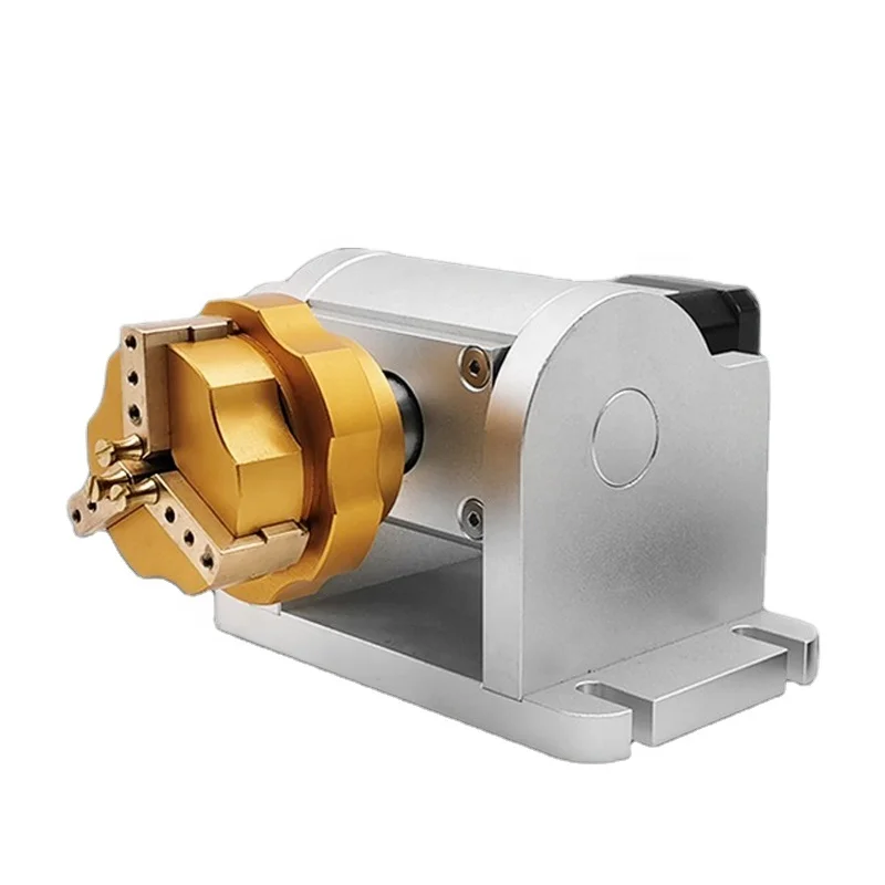Equipment Parts Rotary Device Rotary  Uv Co2 Fiber  Marking Machine Parts Rotating Device Ring Carving Jig
