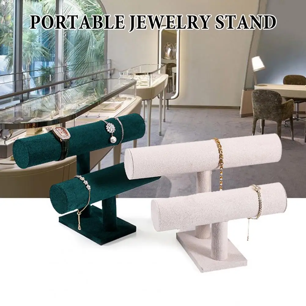 

Bracelet Display Rack Elegant Double-tier Bracelet Watch Display Stand for Bedroom Dresser Table for Bracelets for Bedroom