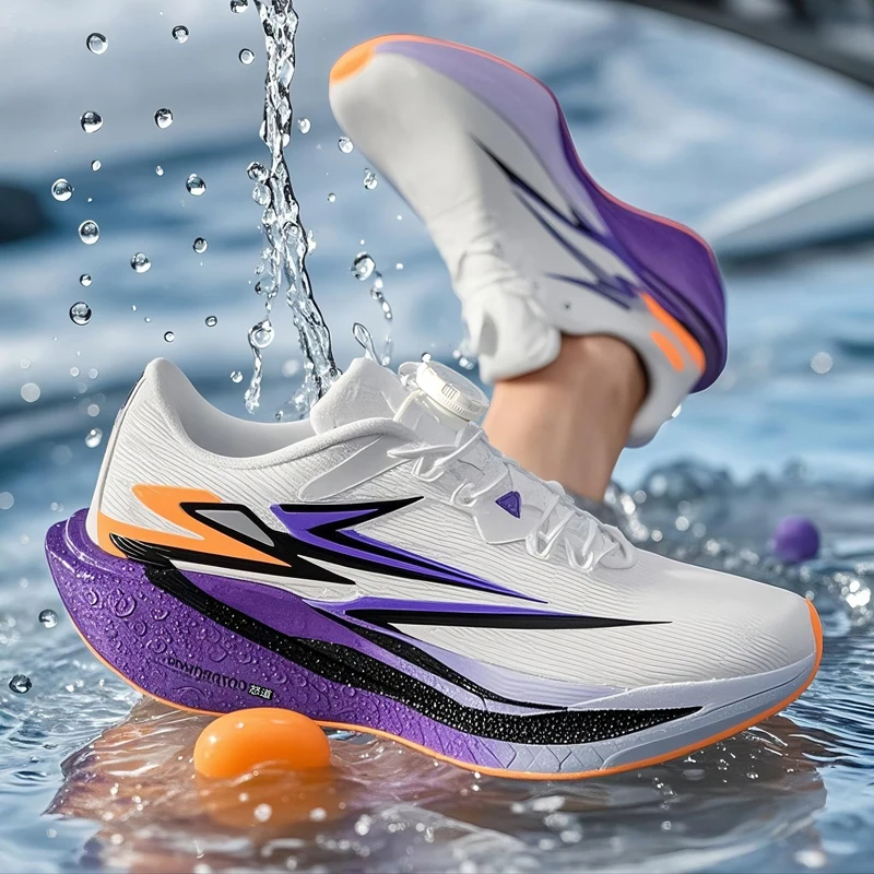 

Men's Shoes Breathable All-match Mesh Shoes Sports Carbon plateShoes Men's All-match Wear-resistant Running Shoes for Men