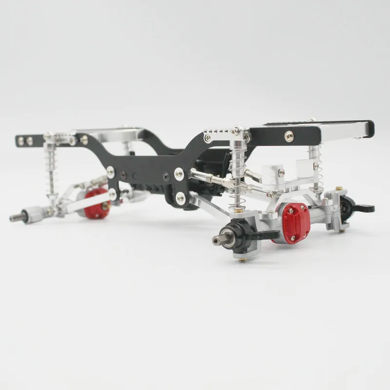 【CYBER MONDAY】Metal Chassis Pull Rods Servo Fixed Mount Bracket for MN D90 D91 MN99S 1/12 RC Car Upgrade Parts,Silver