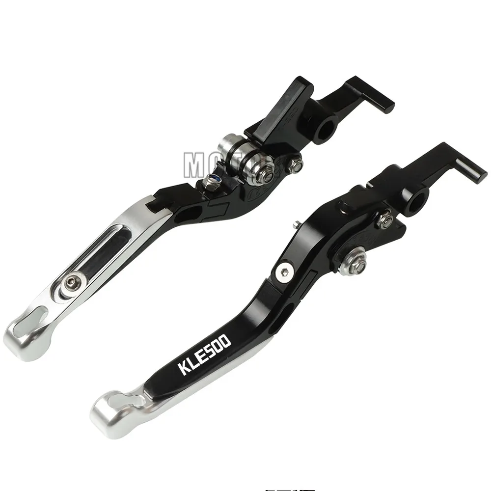 Motorbike Fold For Kawasaki KLE500 1991-2007 KLE 500 Motorcycle CNC Aluminum Adjustable Folding Extendable Brake Clutch Levers