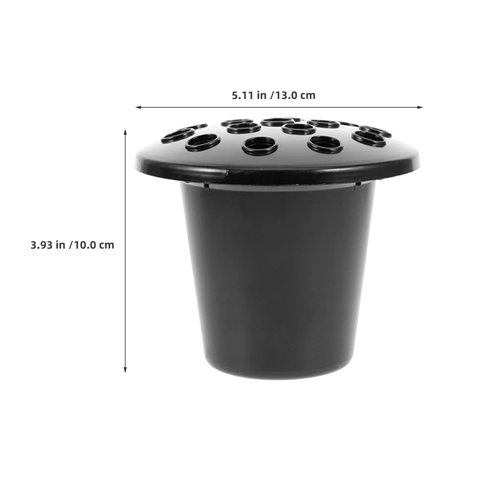 3 supports de fleurs pour tombes, base à 16 trous, inserts de vase pour cimetière, support de tige florale commémorative pour funérailles, extérieur