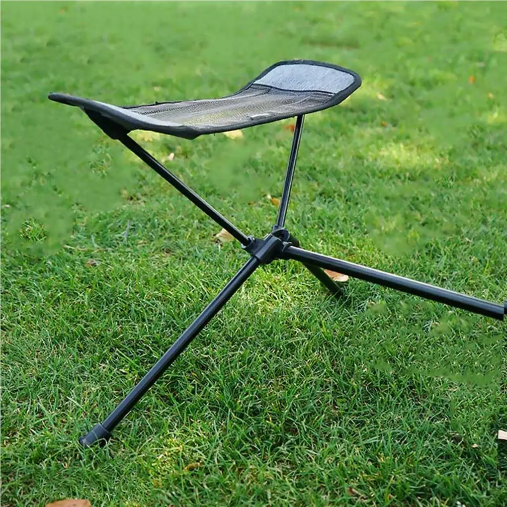 

Outdoor Folding Chair Recliner Lazy Foot Drag Retractable Extension Leg Stool Bench Footrest Tools Fishing Hiking