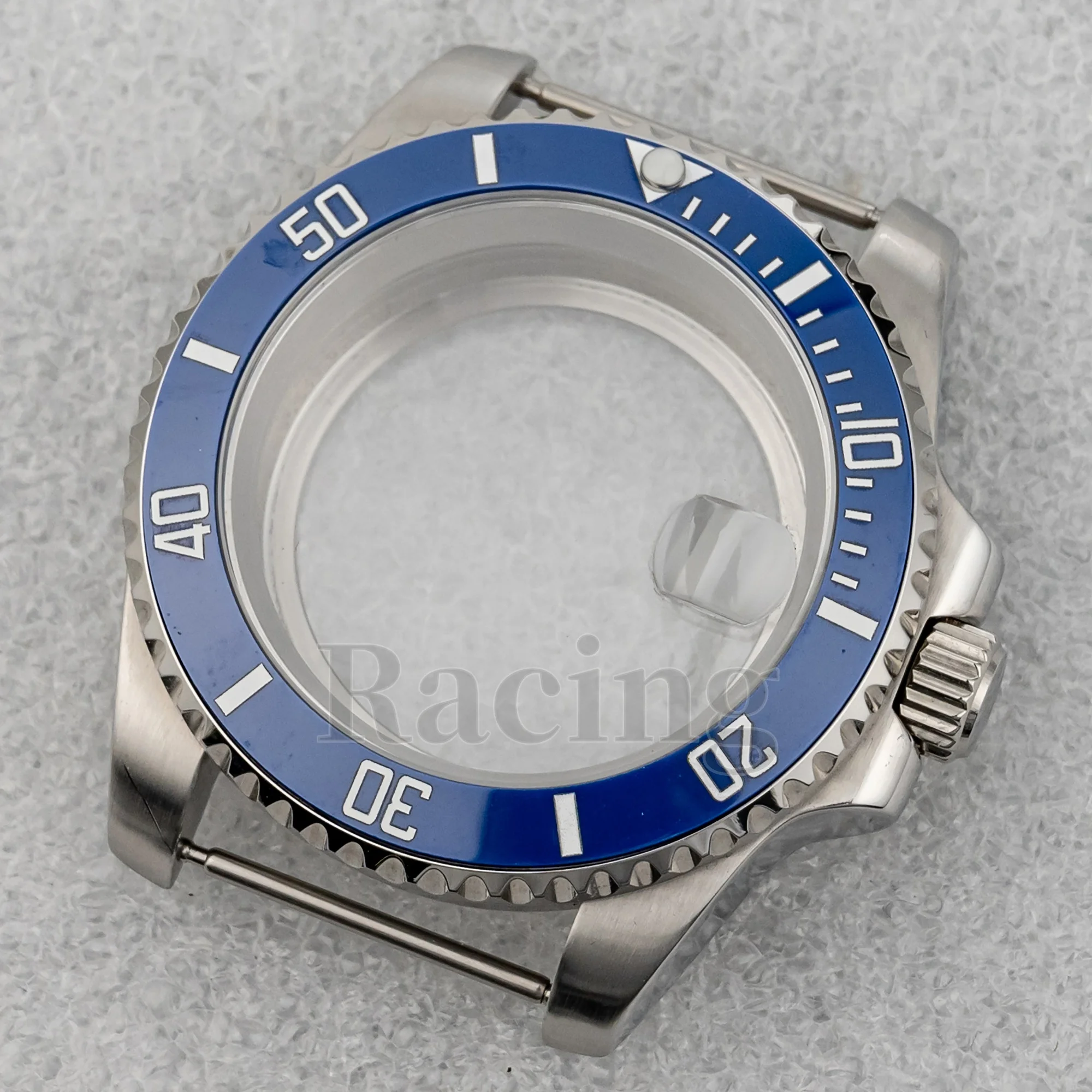 NH35 Watch Case Bezel for SUB GMT 40mm Case fit NH34/35/36 Mechanical Movement Watch Parts Sapphire Glass Case 10ATM Waterproof