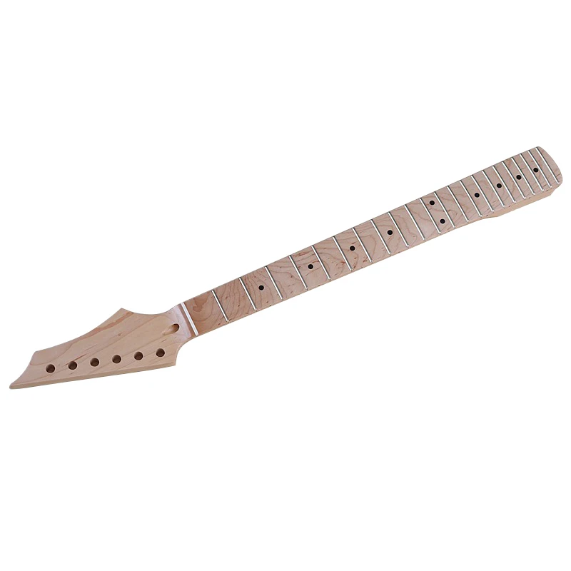 Guitar Neck Maple Guitar Accessories Small Head Neck 22 Frets Matte Finish Guitar Neck for DIY