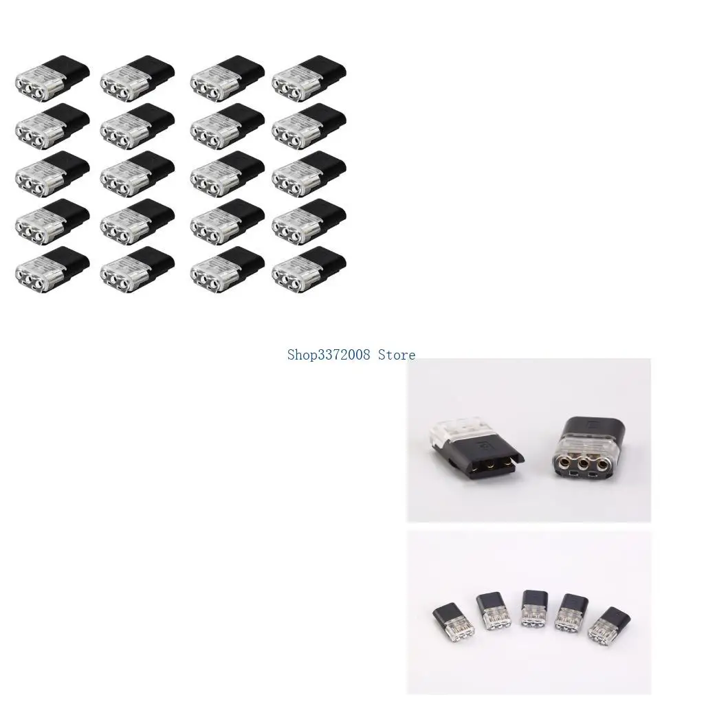 Plastic In Wire Connectors Push In Cable Terminals With High Conductivity for Secure Electrical Installations