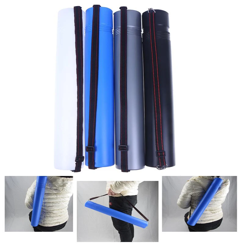 1 قطعة تصغير الفن اللوحة السفر أنبوب تخزين حامل تصغير الفن النقل أنبوب للوثيقة الفن الرسم الفني #2