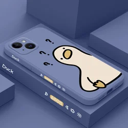 What A Duck Phone Case For iPhone 17 17 Air 16 16e 15 14 13 12 11 Plus Pro Max Mini X XR XS Plus Cover