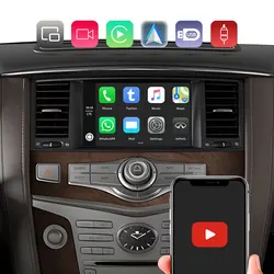 Car Wireless CarPlay For Infiniti 7inch Q50 Q60 QX50 QX60 QX70 QX80 Q70 G25 Android Auto Car Play Interface MirrorLink Airplay
