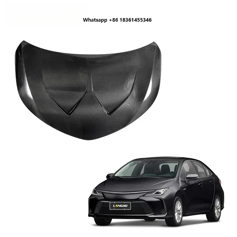 

2013-2019 Car Accessories Part Carbon Fiber Engine Cover Upgrade LY Style Engine Bonnet Hood