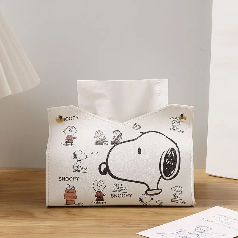 Snoopy Paper Box Cartoon Peripheral Desktop Dining Room Bedroom Tissue Box Good-looking Home Must-Have Friends Holiday Gift