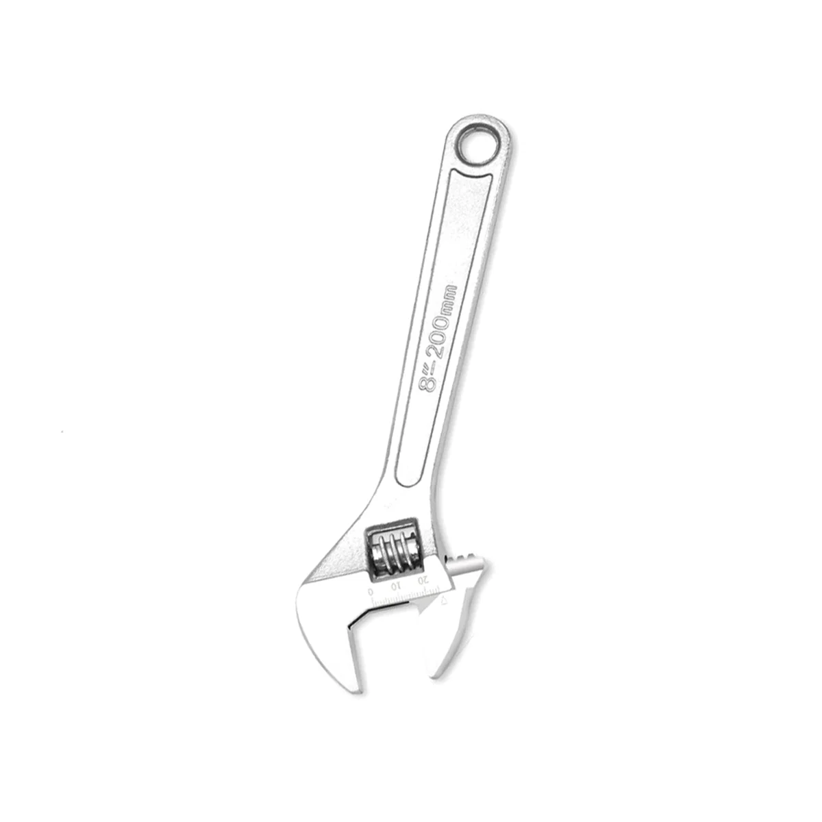 

AT14A 8inch Adjustable Wrench Large Openin Long Handle Universal Spanner Carbon Steel Mechanical Workshop Hand Repair Tools