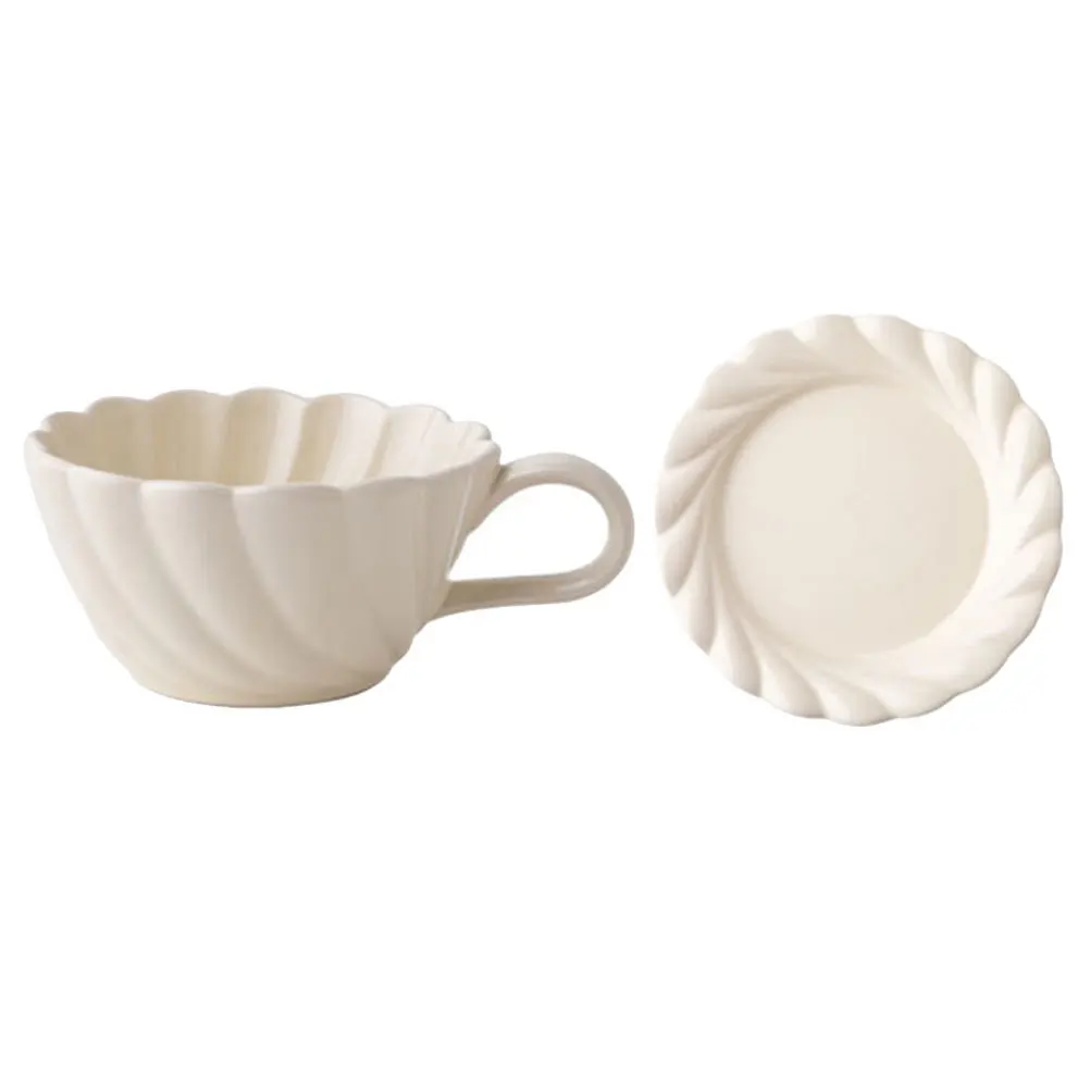 

1Set Ceramic Coffee Cup Set Household Multi-Function Coffee Mug with Saucer Desktop Milk Tea Water Cup Home Accessory